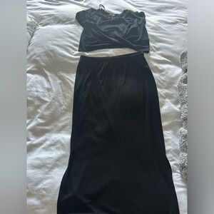 Two piece skirt set
